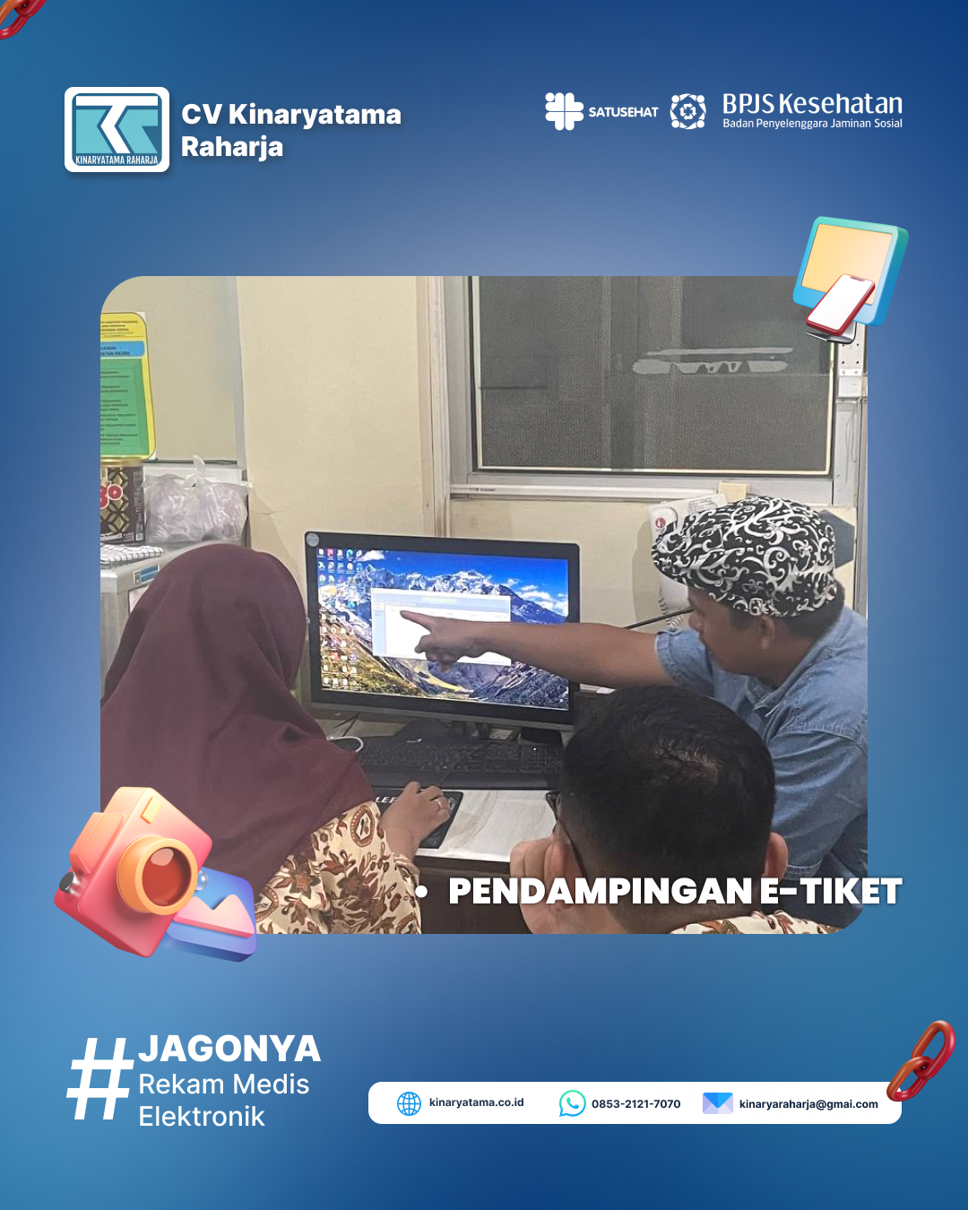 Pendampingan - Pelatihan E-Tiket Obat